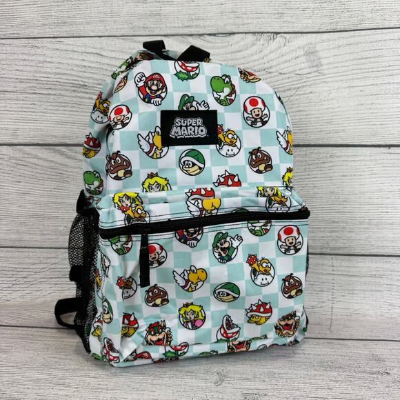 Super Mario Boys Graphic School Backpack & Lunchbox Set - Picture 2 of 12